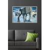 imageTrends International Star Wars Hoth  ATAT Battle Wall Poster 22375quot x 34quot Premium Unframed VersionGray Framed Version