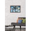 imageTrends International Star Wars Hoth  ATAT Battle Wall Poster 22375quot x 34quot Premium Unframed VersionMahogany Framed Version