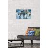 imageTrends International Star Wars Hoth  ATAT Battle Wall Poster 22375quot x 34quot Premium Unframed VersionPremium Unframed Version