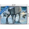 imageTrends International Star Wars Hoth  ATAT Battle Wall Poster 22375quot x 34quot Premium Unframed VersionSilver Framed Version