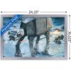 imageTrends International Star Wars Hoth  ATAT Battle Wall Poster 22375quot x 34quot Premium Unframed VersionSilver Framed Version