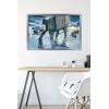 imageTrends International Star Wars Hoth  ATAT Battle Wall Poster 22375quot x 34quot Premium Unframed VersionSilver Framed Version