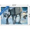 imageTrends International Star Wars Hoth  ATAT Battle Wall Poster 22375quot x 34quot Premium Unframed VersionWhite Framed Version