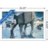 imageTrends International Star Wars Hoth  ATAT Battle Wall Poster 22375quot x 34quot Premium Unframed VersionWhite Framed Version