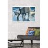 imageTrends International Star Wars Hoth  ATAT Battle Wall Poster 22375quot x 34quot Premium Unframed VersionWhite Framed Version