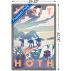 imageTrends International Star Wars Hoth  Visit Hoth Wall Poster 14725quot x 22375quot Premium Unframed VersionBarnwood Framed Version
