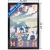 imageTrends International Star Wars Hoth  Visit Hoth Wall Poster 14725quot x 22375quot Premium Unframed VersionBlack Framed Version
