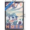 imageTrends International Star Wars Hoth  Visit Hoth Wall Poster 14725quot x 22375quot Premium Unframed VersionBlack Framed Version