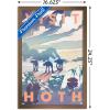 imageTrends International Star Wars Hoth  Visit Hoth Wall Poster 14725quot x 22375quot Premium Unframed VersionBronze Framed Version