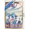 imageTrends International Star Wars Hoth  Visit Hoth Wall Poster 14725quot x 22375quot Premium Unframed VersionGold Framed Version