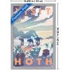 imageTrends International Star Wars Hoth  Visit Hoth Wall Poster 14725quot x 22375quot Premium Unframed VersionGray Framed Version