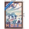 imageTrends International Star Wars Hoth  Visit Hoth Wall Poster 14725quot x 22375quot Premium Unframed VersionMahogany Framed Version