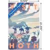 imageTrends International Star Wars Hoth  Visit Hoth Wall Poster 14725quot x 22375quot Premium Unframed VersionPremium Unframed Version