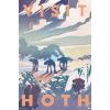 imageTrends International Star Wars Hoth  Visit Hoth Wall Poster 14725quot x 22375quot Premium Unframed VersionPremium Unframed Version
