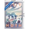 imageTrends International Star Wars Hoth  Visit Hoth Wall Poster 14725quot x 22375quot Premium Unframed VersionSilver Framed Version