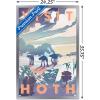 imageTrends International Star Wars Hoth  Visit Hoth Wall Poster 14725quot x 22375quot Premium Unframed VersionSilver Framed Version