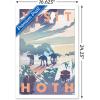 imageTrends International Star Wars Hoth  Visit Hoth Wall Poster 14725quot x 22375quot Premium Unframed VersionWhite Framed Version