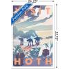 imageTrends International Star Wars Hoth  Visit Hoth Wall Poster 14725quot x 22375quot Premium Unframed VersionWhite Framed Version