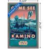 imageTrends International Star Wars Kamino  Come See Kamino Wall Poster 224L x 147W Premium Unframed VersionBarnwood Framed Version