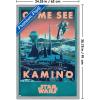 imageTrends International Star Wars Kamino  Come See Kamino Wall Poster 224L x 147W Premium Unframed VersionGray Framed Version