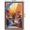 imageTrends International Star Wars Tatooine  Cantina Wall Poster 22375quot x 34quot Premium Unframed VersionMahogany Framed Version