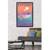 imageTrends International Star Wars Tatooine  Explore Tatooine Wall Poster 22375quot x 34quot Premium Unframed VersionBlack Framed Version