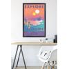 imageTrends International Star Wars Tatooine  Explore Tatooine Wall Poster 22375quot x 34quot Premium Unframed VersionBlack Framed Version