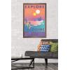 imageTrends International Star Wars Tatooine  Explore Tatooine Wall Poster 22375quot x 34quot Premium Unframed VersionBronze Framed Version