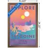 imageTrends International Star Wars Tatooine  Explore Tatooine Wall Poster 22375quot x 34quot Premium Unframed VersionBronze Framed Version