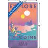 imageTrends International Star Wars Tatooine  Explore Tatooine Wall Poster 22375quot x 34quot Premium Unframed VersionPremium Unframed Version