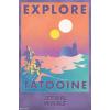 imageTrends International Star Wars Tatooine  Explore Tatooine Wall Poster 22375quot x 34quot Premium Unframed VersionPremium Unframed Version