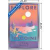 imageTrends International Star Wars Tatooine  Explore Tatooine Wall Poster 22375quot x 34quot Premium Unframed VersionSilver Framed Version
