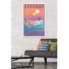 imageTrends International Star Wars Tatooine  Explore Tatooine Wall Poster 22375quot x 34quot Premium Unframed VersionWhite Framed Version