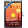 imageTrends International Star Wars Tatooine  The Bright Center by Russell Walks Wall Poster 34L x 224W Premium Unframed VersionBlack Framed Version