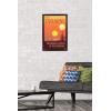 imageTrends International Star Wars Tatooine  The Bright Center by Russell Walks Wall Poster 34L x 224W Premium Unframed VersionBlack Framed Version