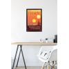 imageTrends International Star Wars Tatooine  The Bright Center by Russell Walks Wall Poster 34L x 224W Premium Unframed VersionBlack Framed Version