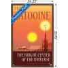 imageTrends International Star Wars Tatooine  The Bright Center by Russell Walks Wall Poster 34L x 224W Premium Unframed VersionMahogany Framed Version