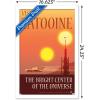 imageTrends International Star Wars Tatooine  The Bright Center by Russell Walks Wall Poster 34L x 224W Premium Unframed VersionWhite Framed Version