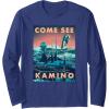 imageStar Wars Come See Kamino Poster Long Sleeve TShirtNavy Blue