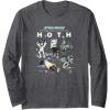 imageStar Wars Things Youll Find On Hoth Long Sleeve TShirtDark Heather Grey
