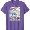 imageStar Wars Visit Hoth Poster TShirtPurple Heather