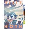 imageTrends International Star Wars Hoth  Visit Hoth Wall Poster 14725quot x 22375quot Premium Unframed VersionPremium Poster  Clip Bundle