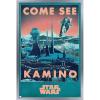 imageTrends International Star Wars Kamino  Come See Kamino Wall Poster 224L x 147W Premium Unframed VersionSilver Framed Version