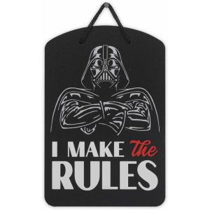 imageDisney Star Wars Time to Rule the Galaxy Hanging Metal Sign  Dark Side Villains Wall Decor for Man Cave or Movie RoomBlack