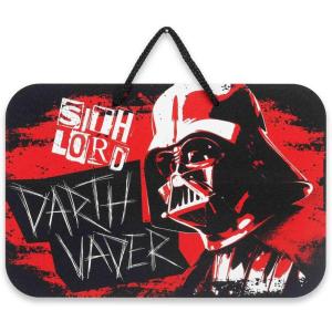 imageDisney Star Wars Time to Rule the Galaxy Hanging Metal Sign  Dark Side Villains Wall Decor for Man Cave or Movie RoomBlackRed