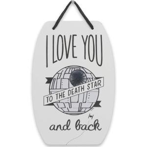 imageDisney Star Wars Time to Rule the Galaxy Hanging Metal Sign  Dark Side Villains Wall Decor for Man Cave or Movie RoomWhite