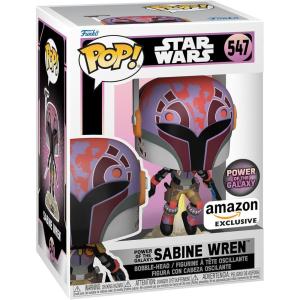 imageFunko Pop Star Wars Sabine Wren with Darksaber Power of The Galaxy Series Amazon Exclusive Multicolor 64929