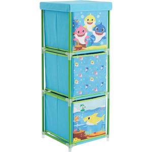 imageIdea Nuova Star Wars Grogu aka The Child 3 Tier Fabric Storage Organizer with 3 Cubes and Removable LidBaby Shark