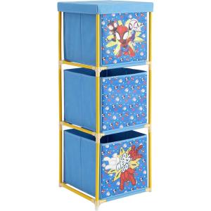 imageIdea Nuova Star Wars Grogu aka The Child 3 Tier Fabric Storage Organizer with 3 Cubes and Removable LidSpidey and his Amazing Friends