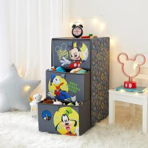 imageIdea Nuova Star Wars The Mandalorian Featuring Grogu 3 Drawer Soft Storage Unit with Poly Canvas FrameMickey Mouse